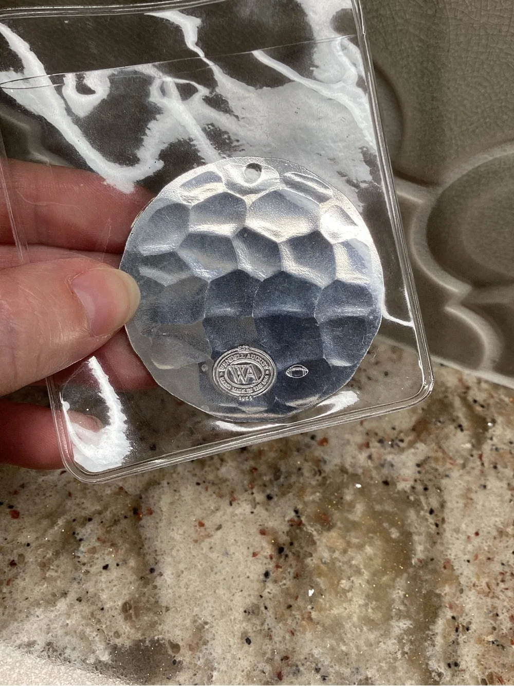 Wendall August Pewter Amish Barn Ornament